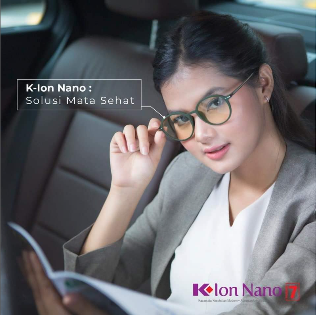 What is the material of K-lon nano glasses?