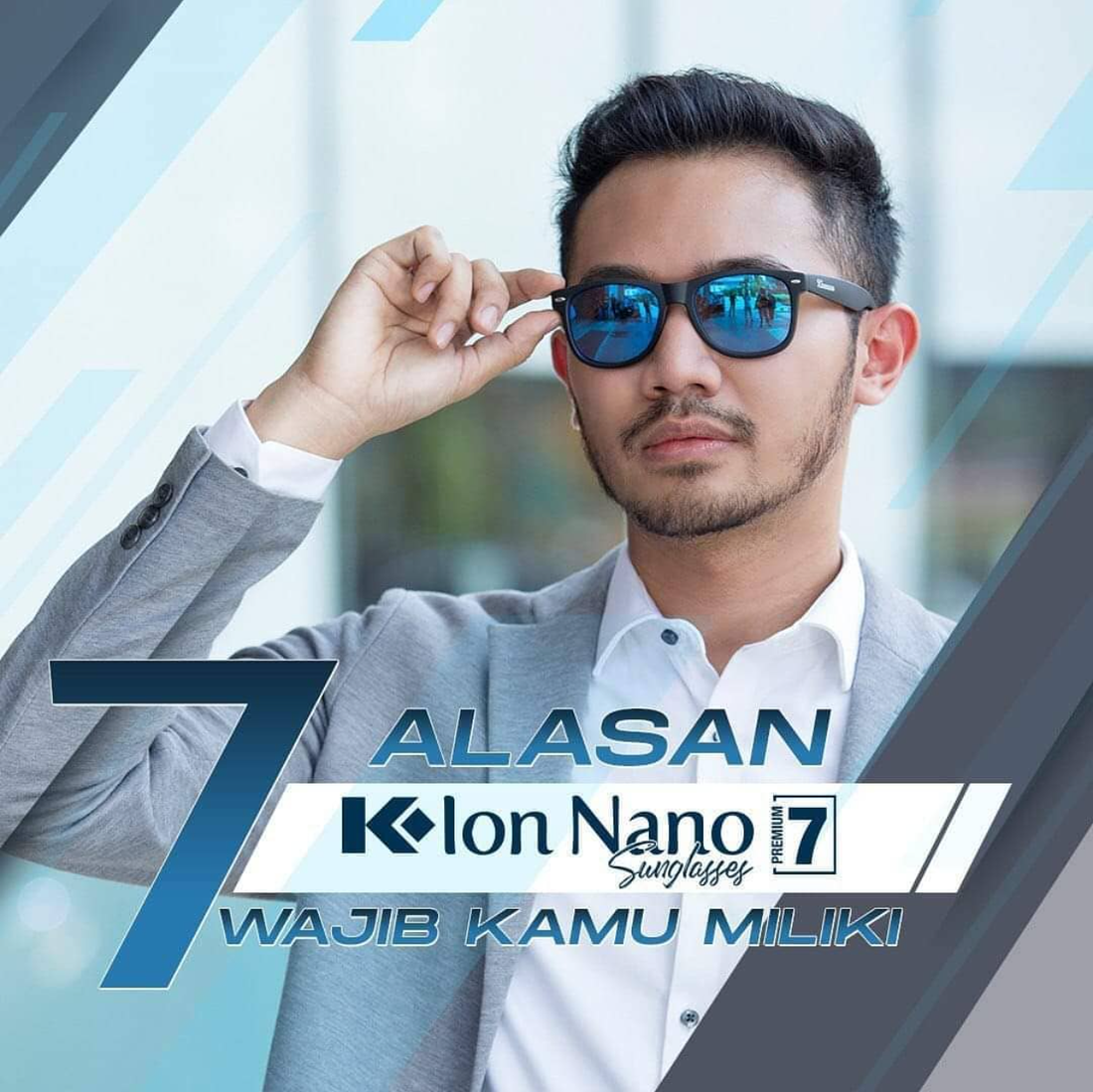 What role do negative ions in K-lon nano glasses play?