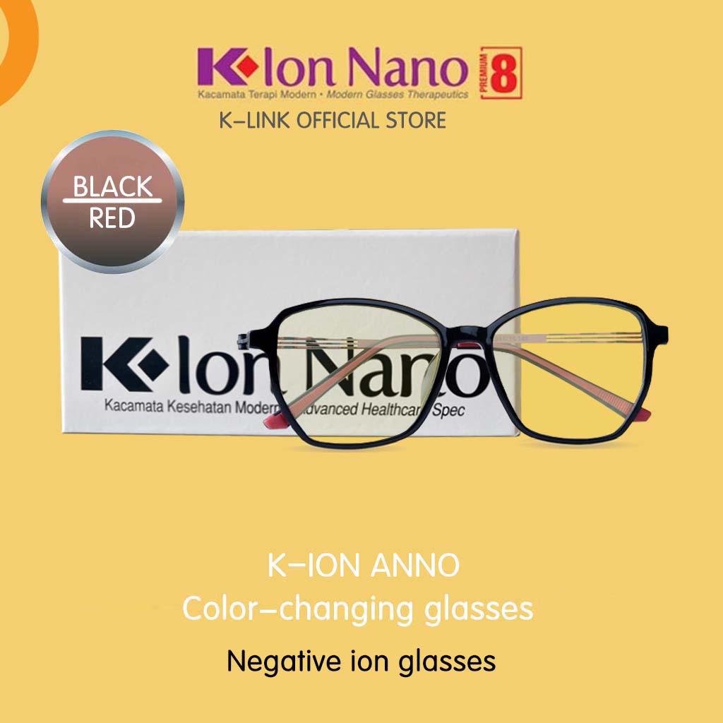 What is the main function of K-ion nano blue light blocking negative ion health glasses?