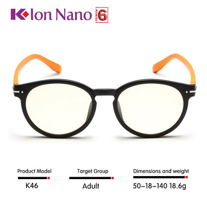 K-ION NANO PREMIUM 6 Round frame Glasses Klon nano  K-LINK K ION NANO Kacamata Kesihatan K-lon nano  Klonnano kion nano kionnano