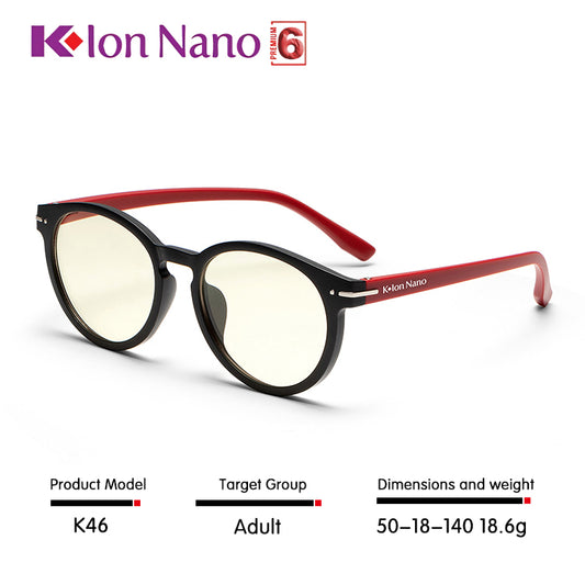 K-ION NANO PREMIUM 6 Round frame Glasses Klon nano  K-LINK K ION NANO Kacamata Kesihatan K-lon nano  Klonnano kion nano kionnano