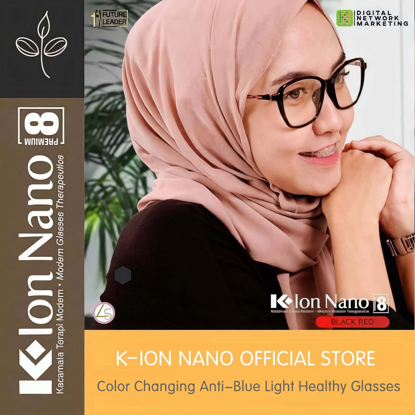 K ION NANO SPEC PREMIUM 8 Health Glasses K-lon nano Klon nano K-LINK ORIGINAL KACAMATA KESIHATAN  Klonnano kion nano kionnano