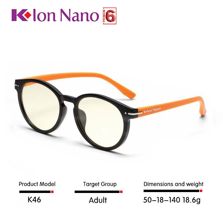 K-ION NANO PREMIUM 6 Round frame Glasses Klon nano  K-LINK K ION NANO Kacamata Kesihatan K-lon nano  Klonnano kion nano kionnano