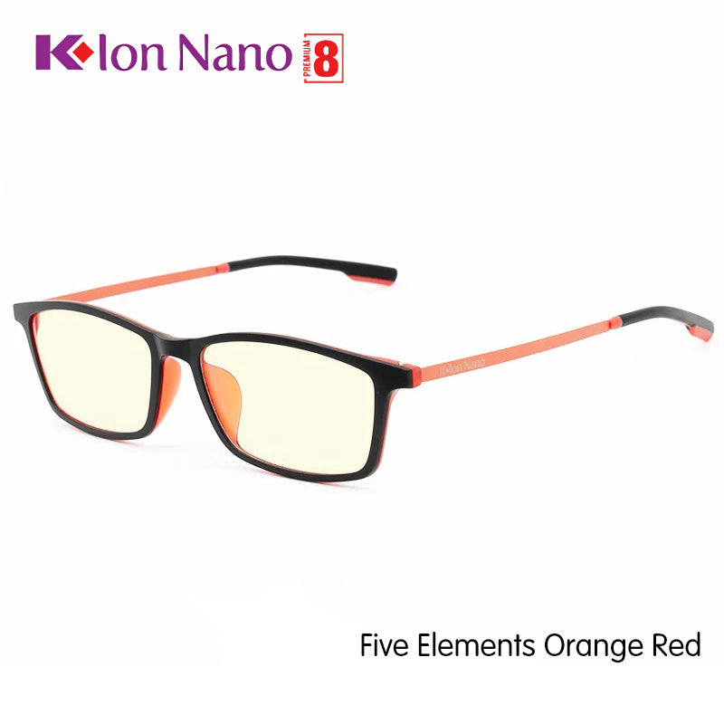 K ION NANO SPEC PREMIUM 8 glasses Bright black square frame Klon nano K-LINK ORIGINAL  Klonnano kion nano kionnano