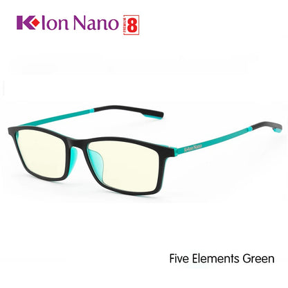 K ION NANO SPEC PREMIUM 8 glasses Bright black square frame Klon nano K-LINK ORIGINAL  Klonnano kion nano kionnano