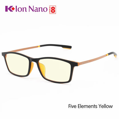 K ION NANO SPEC PREMIUM 8 glasses Bright black square frame Klon nano K-LINK ORIGINAL  Klonnano kion nano kionnano