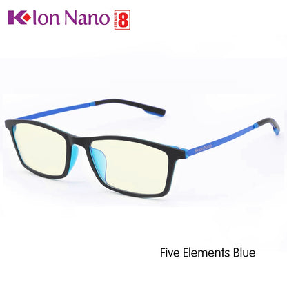 K ION NANO SPEC PREMIUM 8 glasses Bright black square frame Klon nano K-LINK ORIGINAL  Klonnano kion nano kionnano